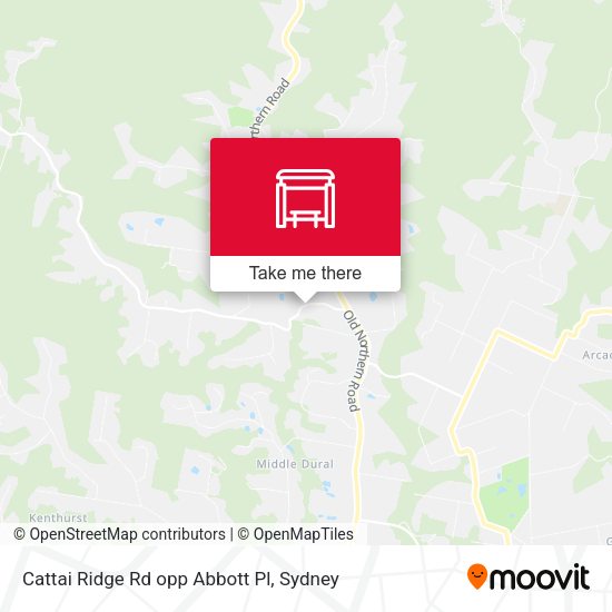 Cattai Ridge Rd opp Abbott Pl map