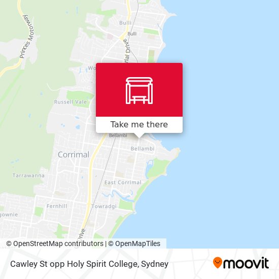 Mapa Cawley St opp Holy Spirit College