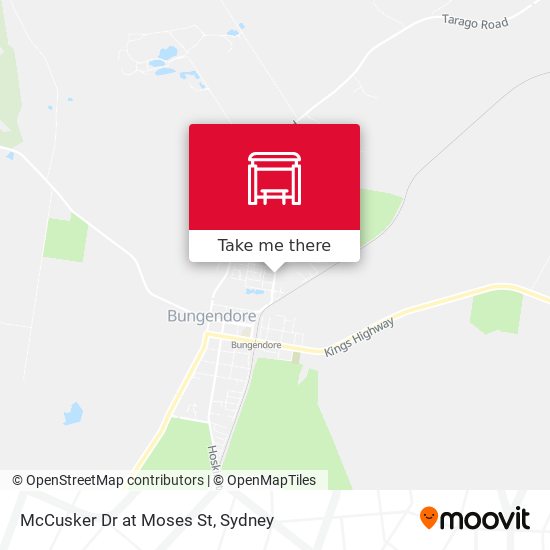 McCusker Dr at Moses St map