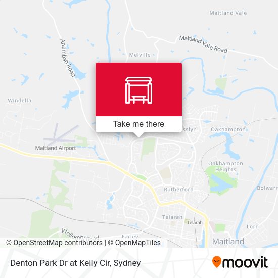 Denton Park Dr at Kelly Cir map