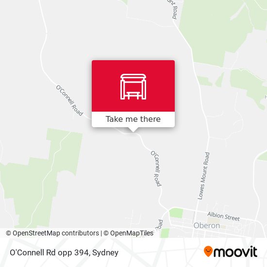 O'Connell Rd opp 394 map