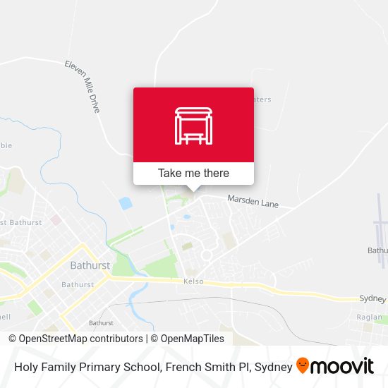 Holy Family Primary School, French Smith Pl map