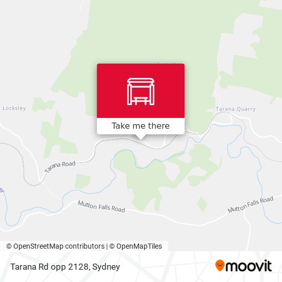 Tarana Rd opp 2128 map