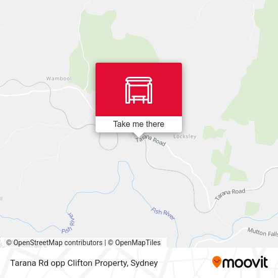 Tarana Rd opp Clifton Property map