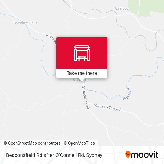 Beaconsfield Rd after O'Connell Rd map