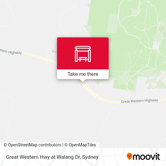 Great Western Hwy at Walang Dr map