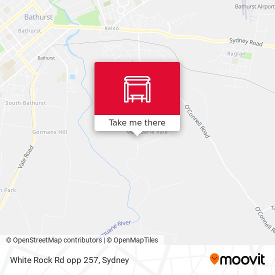 White Rock Rd opp 257 map