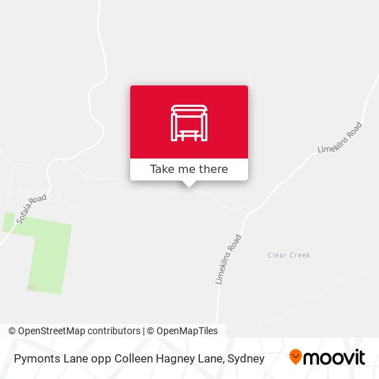 Pymonts Lane opp Colleen Hagney Lane map