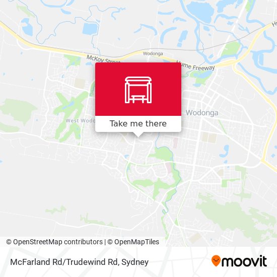 McFarland Rd/Trudewind Rd map
