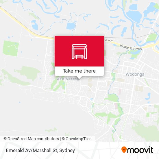 Emerald Av/Marshall St map