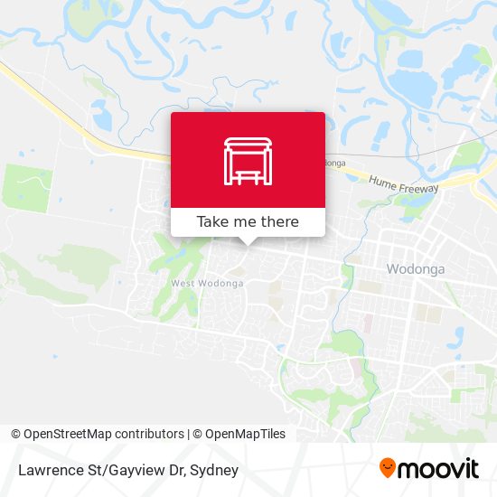 Lawrence St/Gayview Dr map
