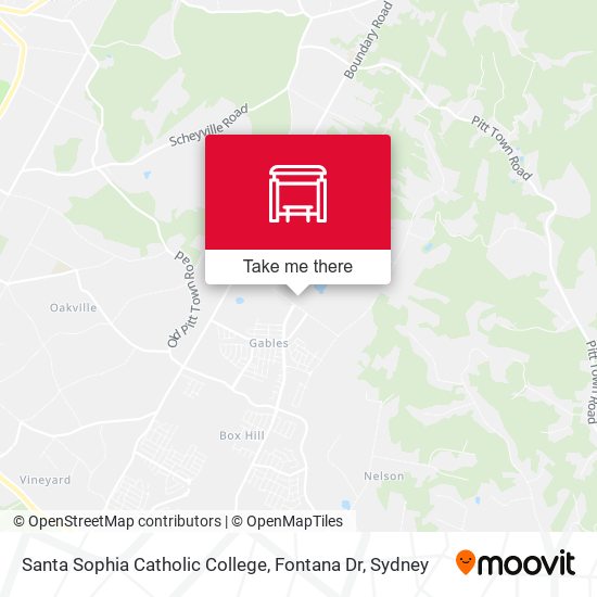 Santa Sophia Catholic College, Fontana Dr map