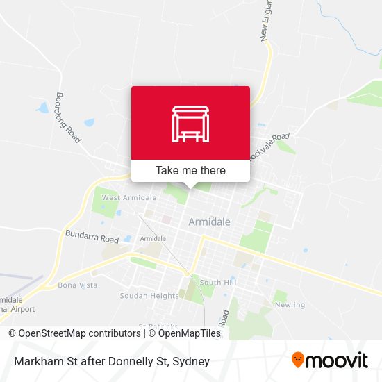 Markham St after Donnelly St map