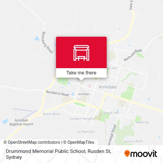 Drummond Memorial Public School, Rusden St map