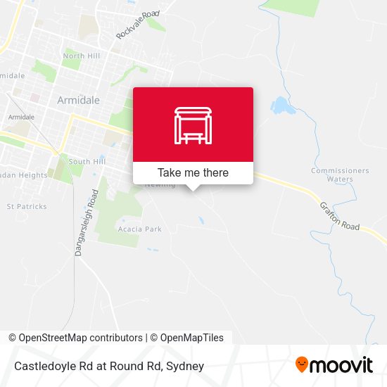 Castledoyle Rd at Round Rd map