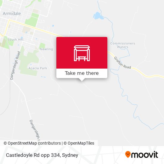 Castledoyle Rd opp 334 map