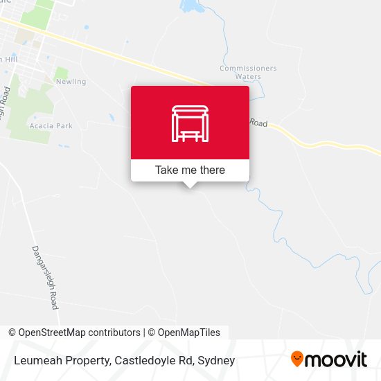 Leumeah Property, Castledoyle Rd map