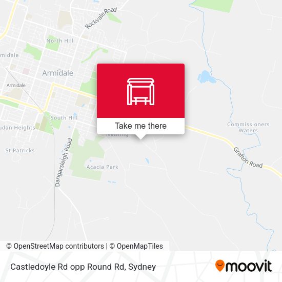 Castledoyle Rd opp Round Rd map