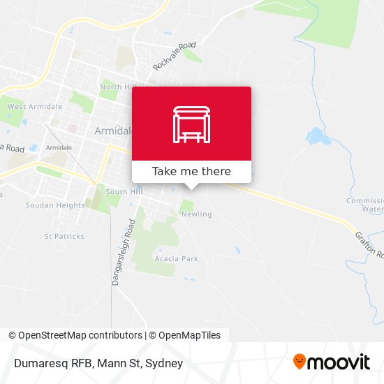 Dumaresq RFB, Mann St map