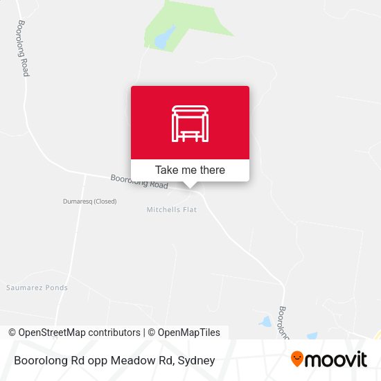 Boorolong Rd opp Meadow Rd map