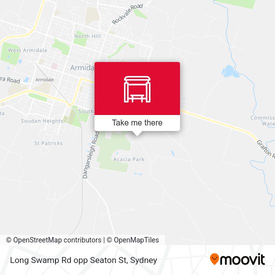 Long Swamp Rd opp  Seaton St map