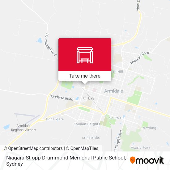Niagara St opp Drummond Memorial Public School map