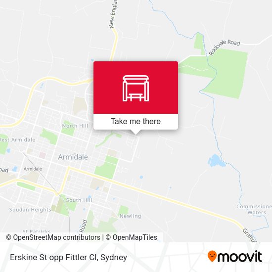 Erskine St opp Fittler Cl map