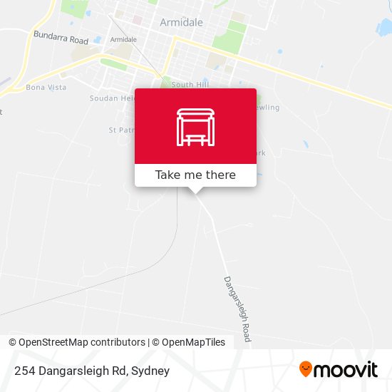 254 Dangarsleigh Rd map