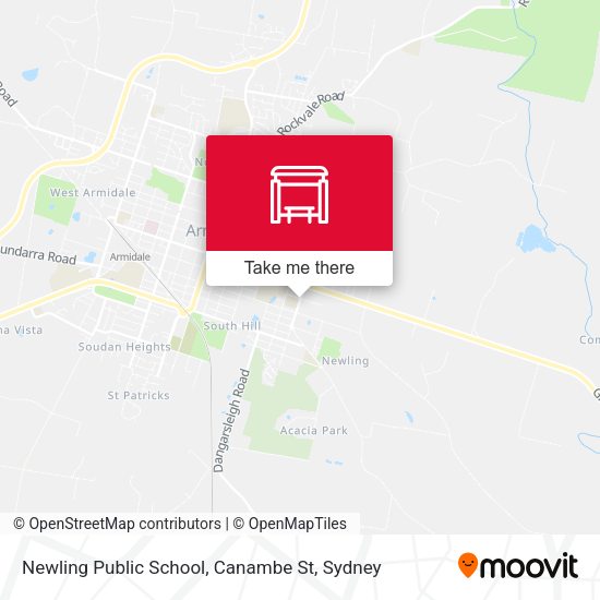 Newling Public School, Canambe St map