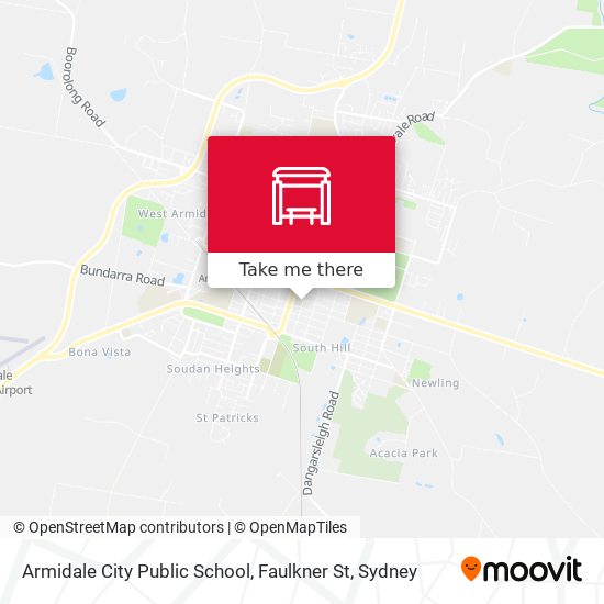 Armidale City Public School, Faulkner St map