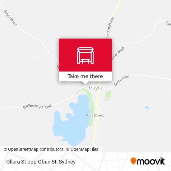 Ollera St opp Oban St map