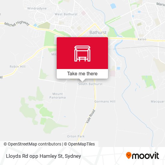 Lloyds Rd opp Hamley St map