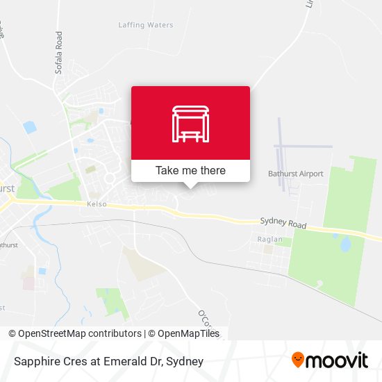 Sapphire Cres at Emerald Dr map