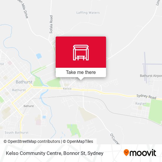 Kelso Community Centre, Bonnor St map