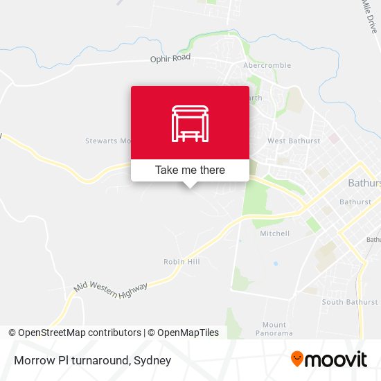 Morrow Pl turnaround map