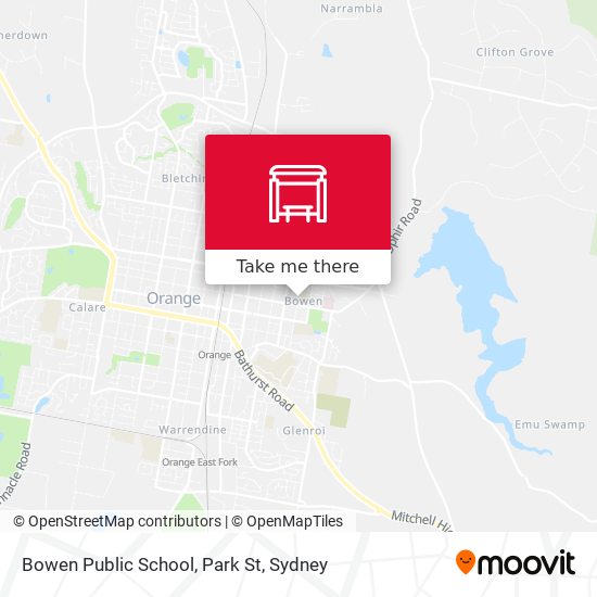Bowen Public School, Park St map