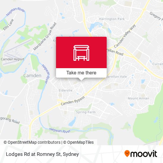 Lodges Rd at Romney St map
