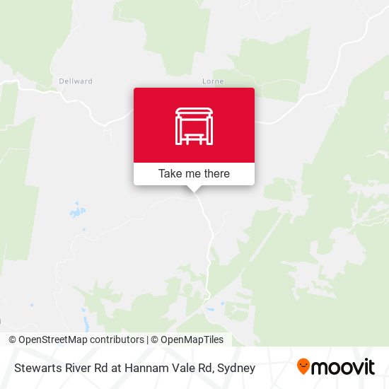 Stewarts River Rd at Hannam Vale Rd map
