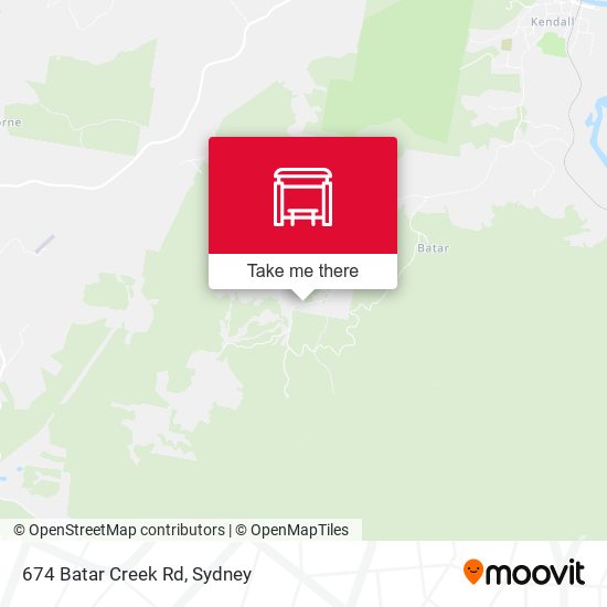 674 Batar Creek Rd map