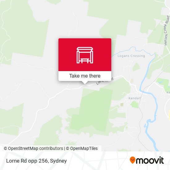 Lorne Rd opp 256 map