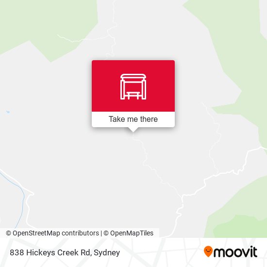 838 Hickeys Creek Rd map