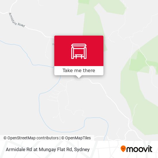 Armidale Rd at Mungay Flat Rd map