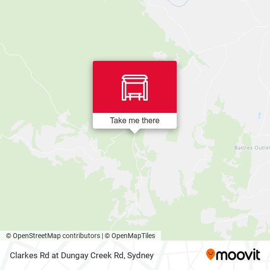 Clarkes Rd at Dungay Creek Rd map
