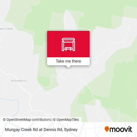 Mungay Creek Rd at Dennis Rd map