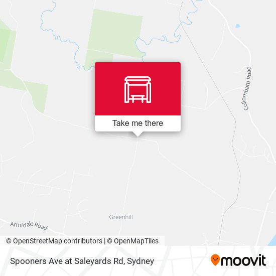 Spooners Ave at Saleyards Rd map
