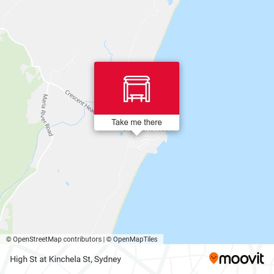 High St at Kinchela St map