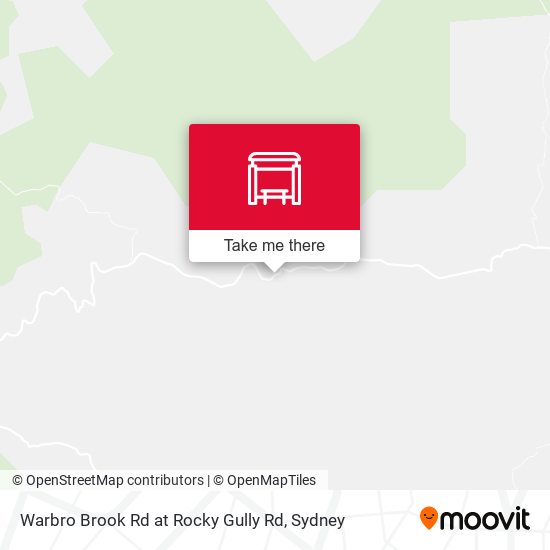 Warbro Brook Rd at Rocky Gully Rd map