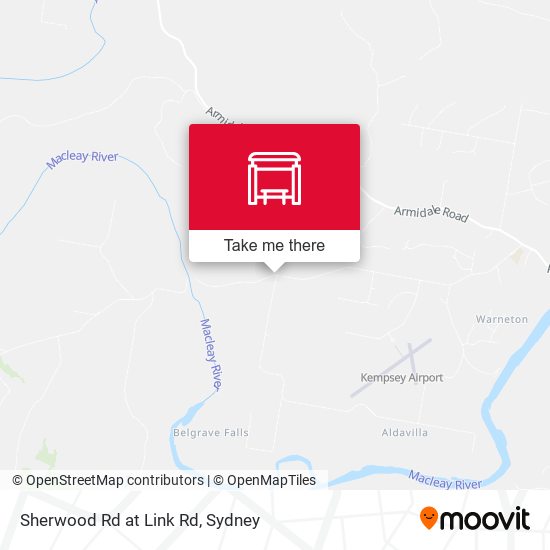Sherwood Rd at Link Rd map