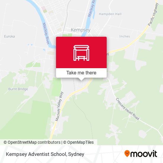 Kempsey Adventist School map