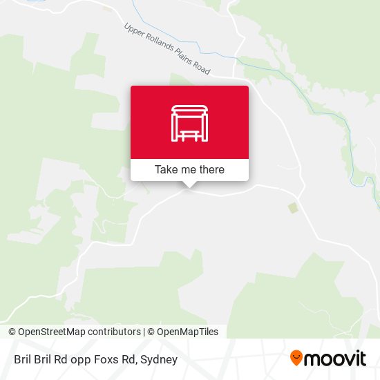 Bril Bril Rd opp Foxs Rd map